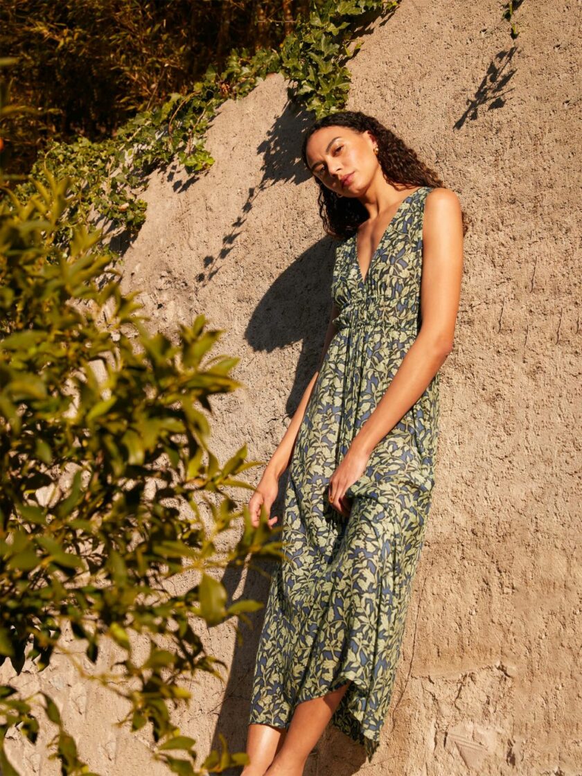 Morris Blue Tie Dress