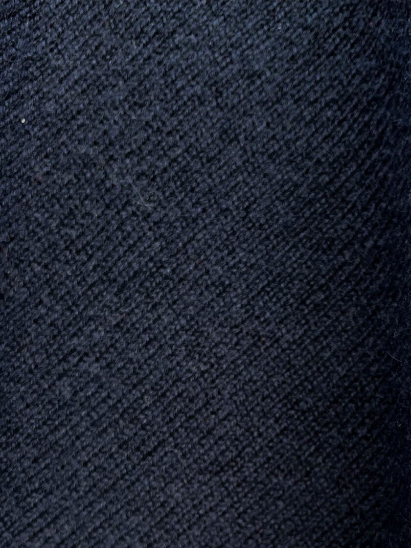 Ava Cashmere Poncho Navy Blue