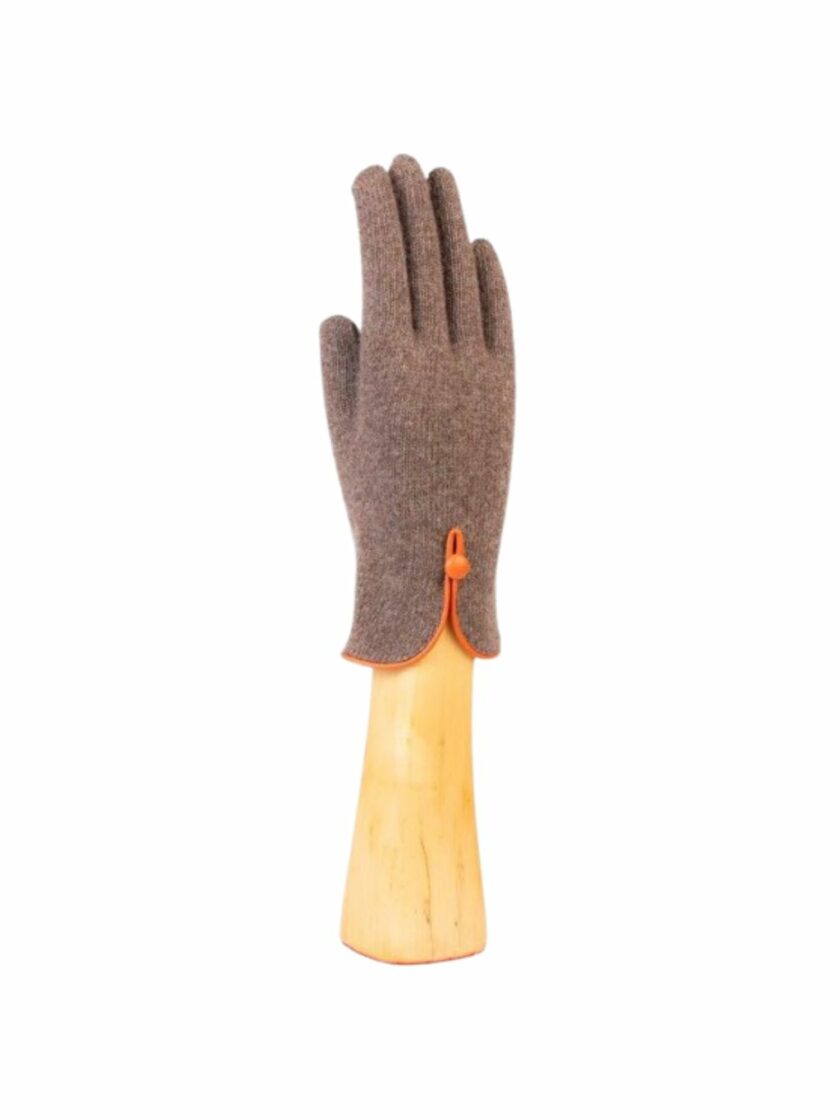 Wool and cashmere gloves Mink