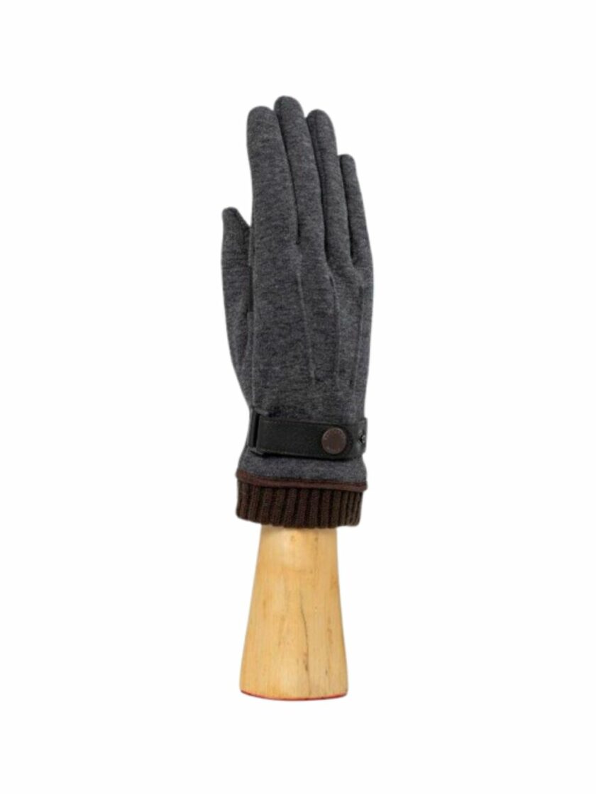 Men´s wool gloves gray