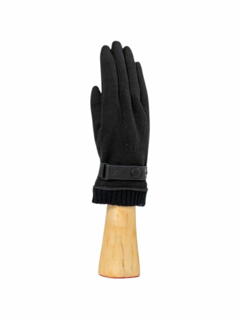 Men's wool gloves black