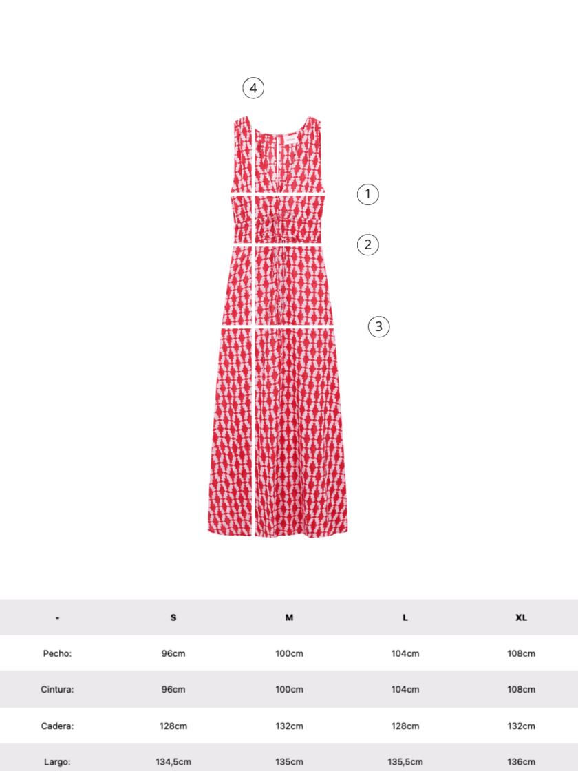 Coral Sleevless Dress