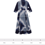 Alima Tie Dye Blue Dress