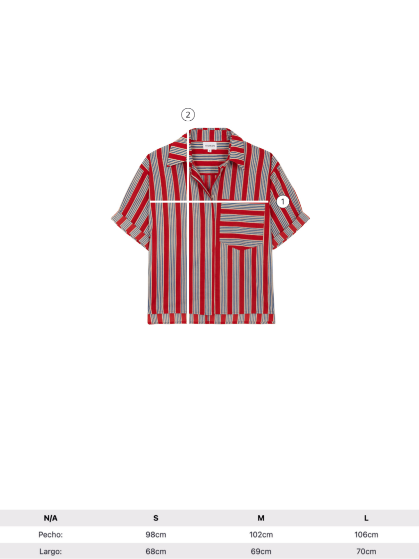 Riviera Stripes Red Shirt