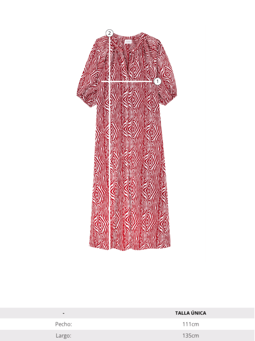 Delos Red Animal Print