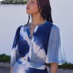 Blouse Anafati Tie Dye Blue