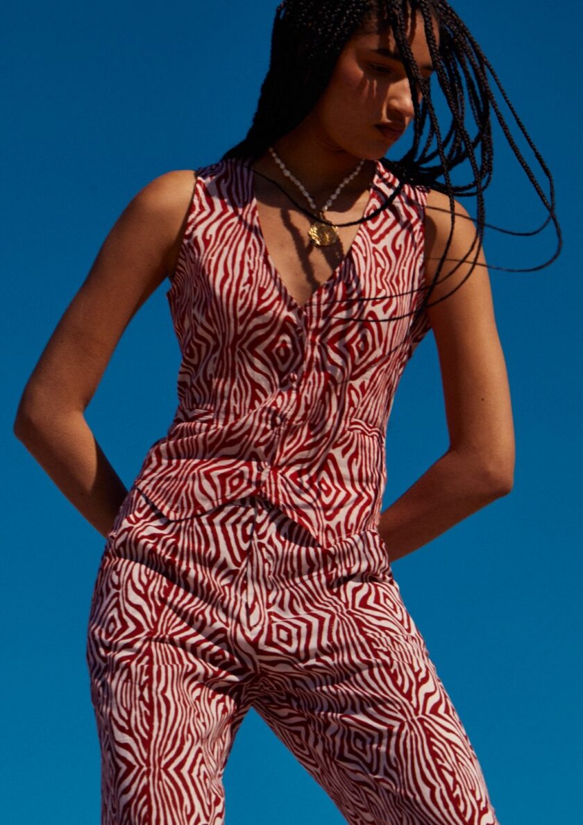 Red Animal Vest