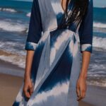 Alima Tie Dye Blue Dress