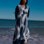 Alima Tie Dye Blue Dress
