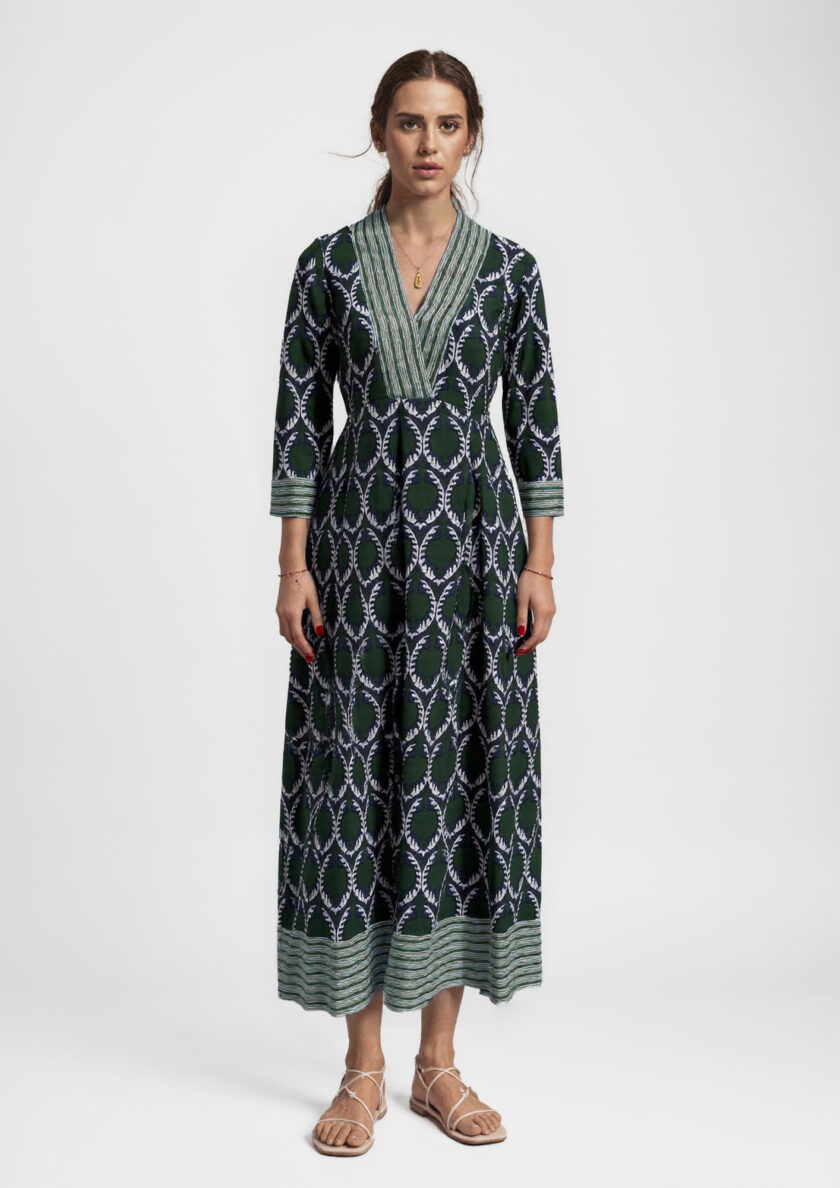 Alima Anaran Green Dress