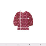 Burgundy Analfati Blouse