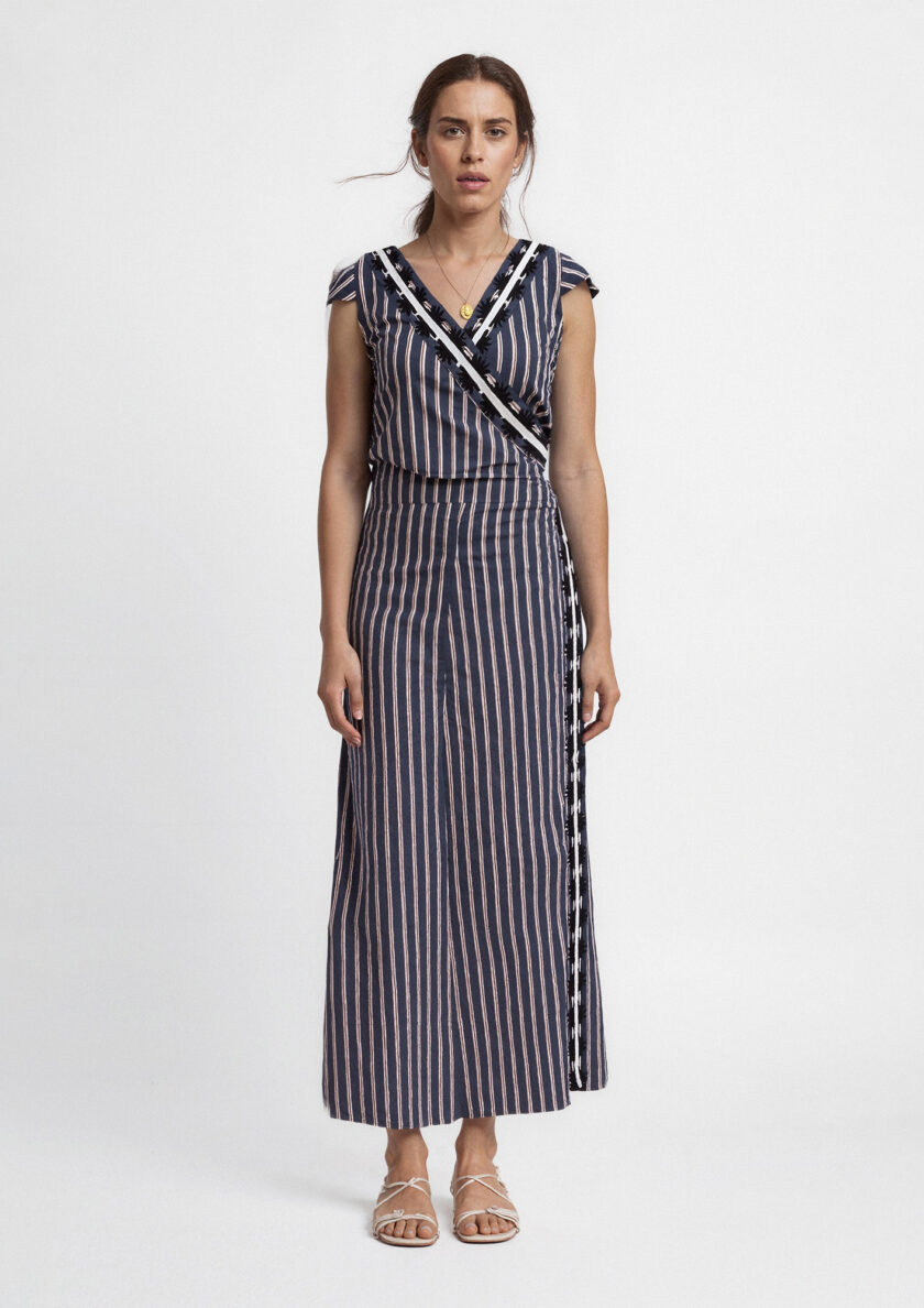 Blue Stripes Top