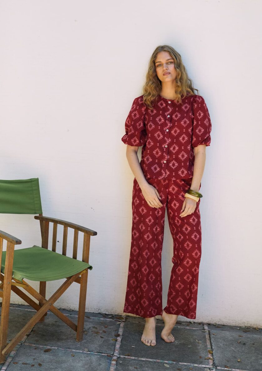 Burgundy Pants