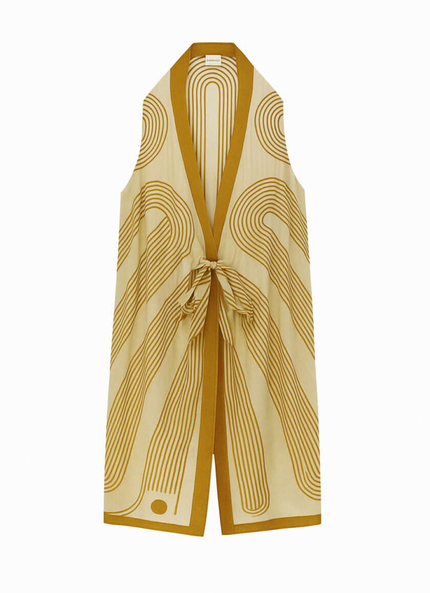 Kaia Waves Mustard