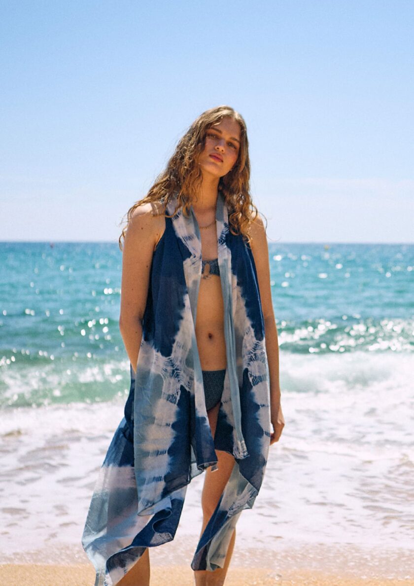 Kaia tie dye blue