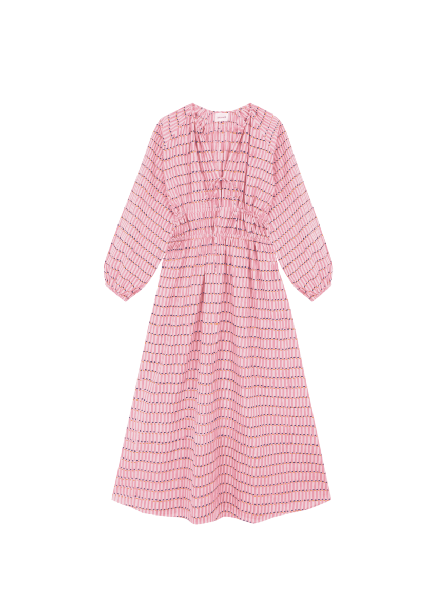Pink Ruffled Dress