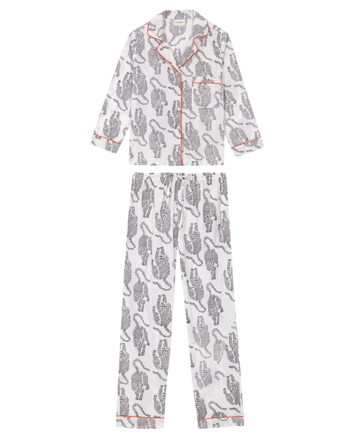 Pijama Rajah White