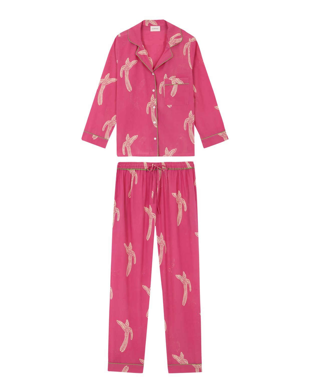 Pijama Pink Birds