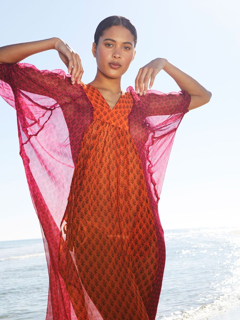 caftan-transparente-rosa-naranja