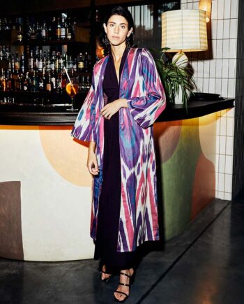 Kimono Ikat Lila