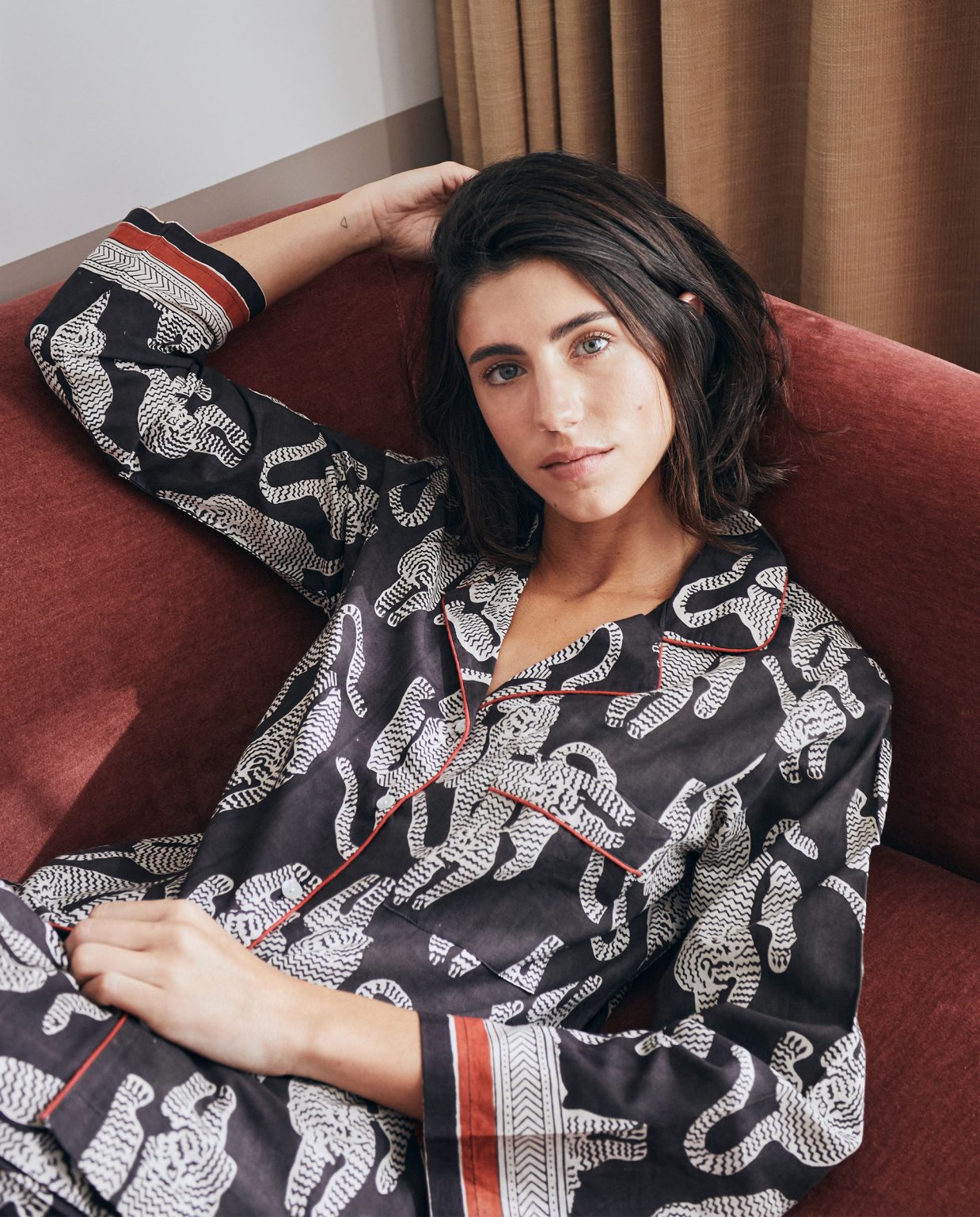 Pijama Rajah Black