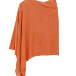Poncho Cashmere Ava Naranja