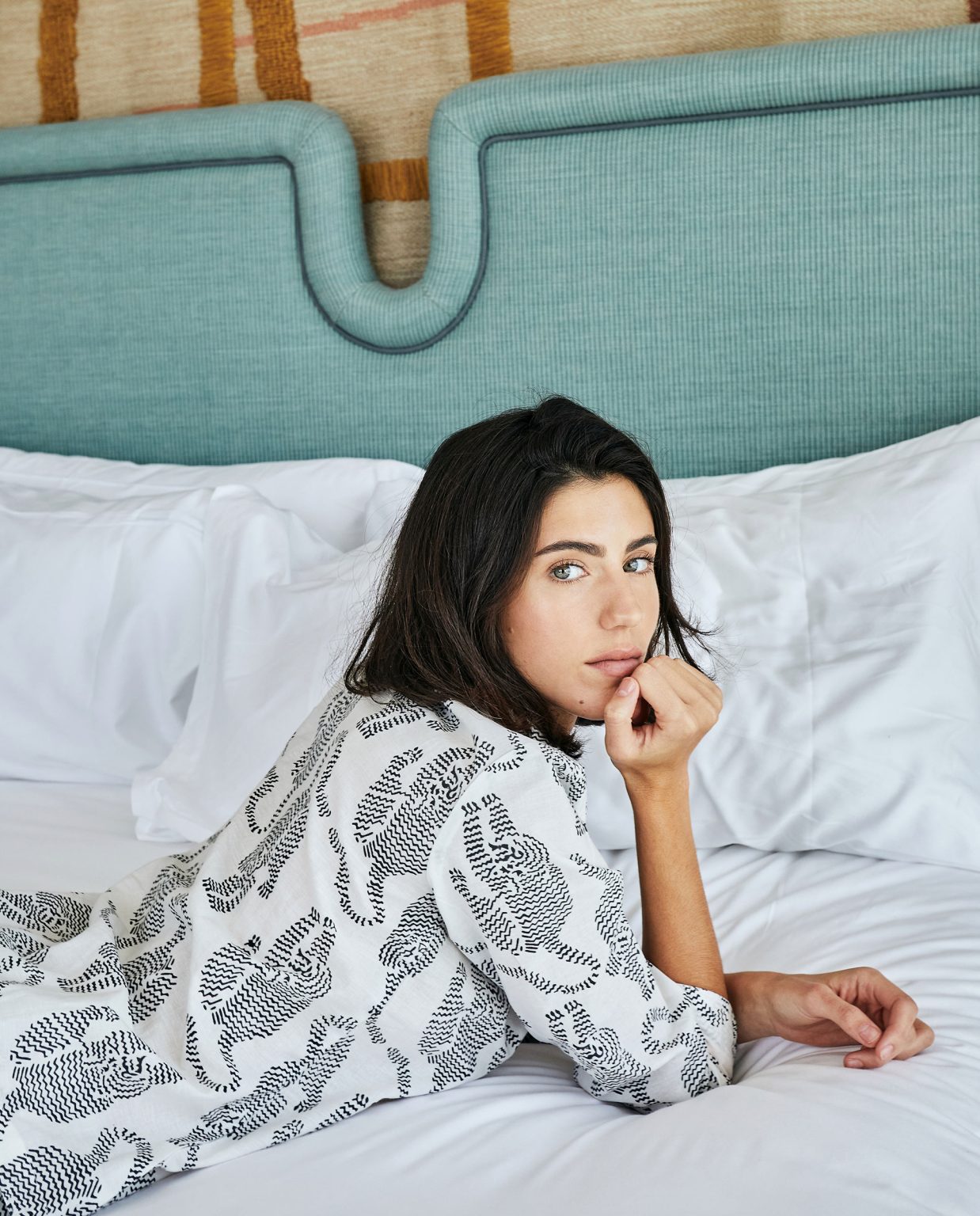 Pijama Rajah White
