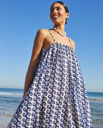 Vestido Naxos Azul