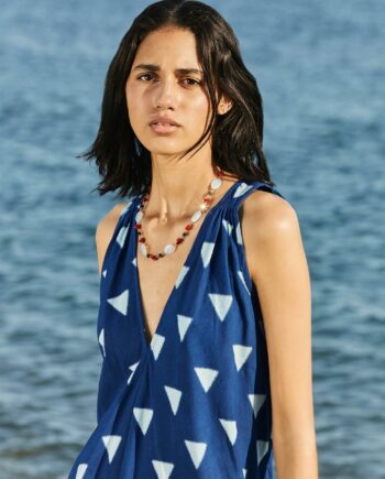 Vestido Tilos Azul tinta