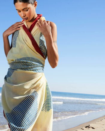 Vestido Kaia Geo Azul