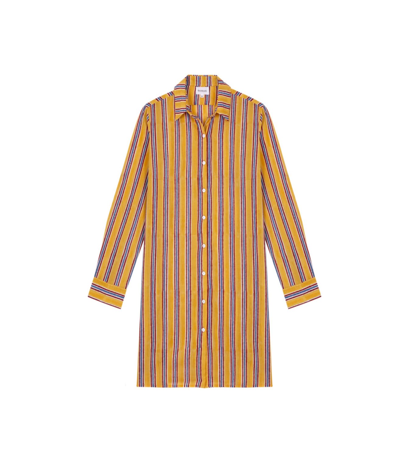 Camisero Corto Stripes Amarillo