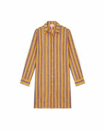 Camisero Corto Stripes Amarillo