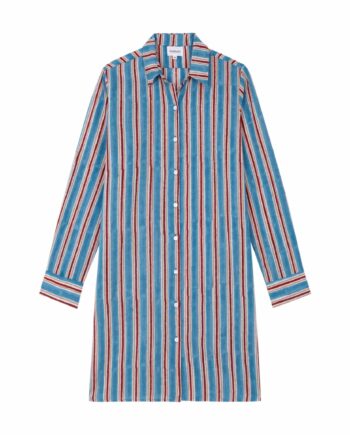 Camisero Corto Stripes Azul