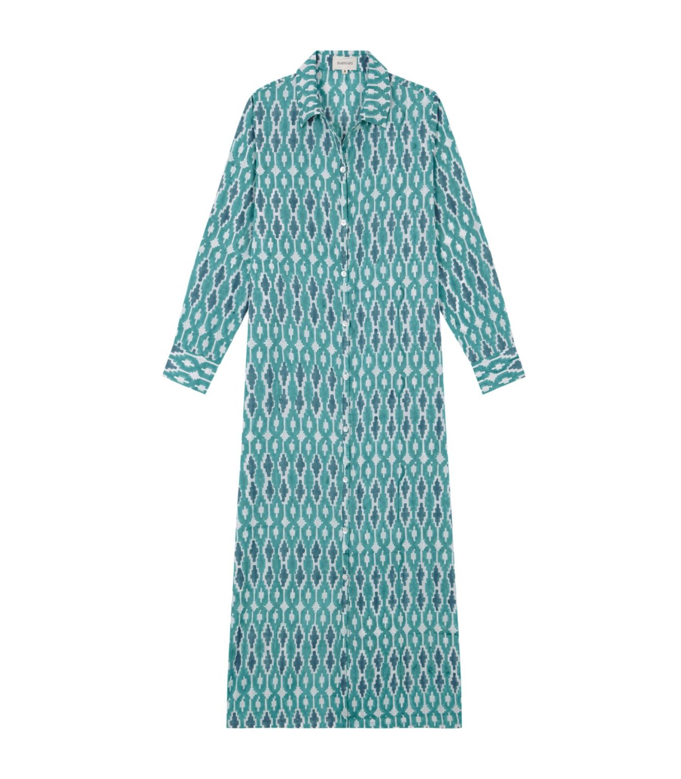 Vestido Patmos Ikat Turquesa