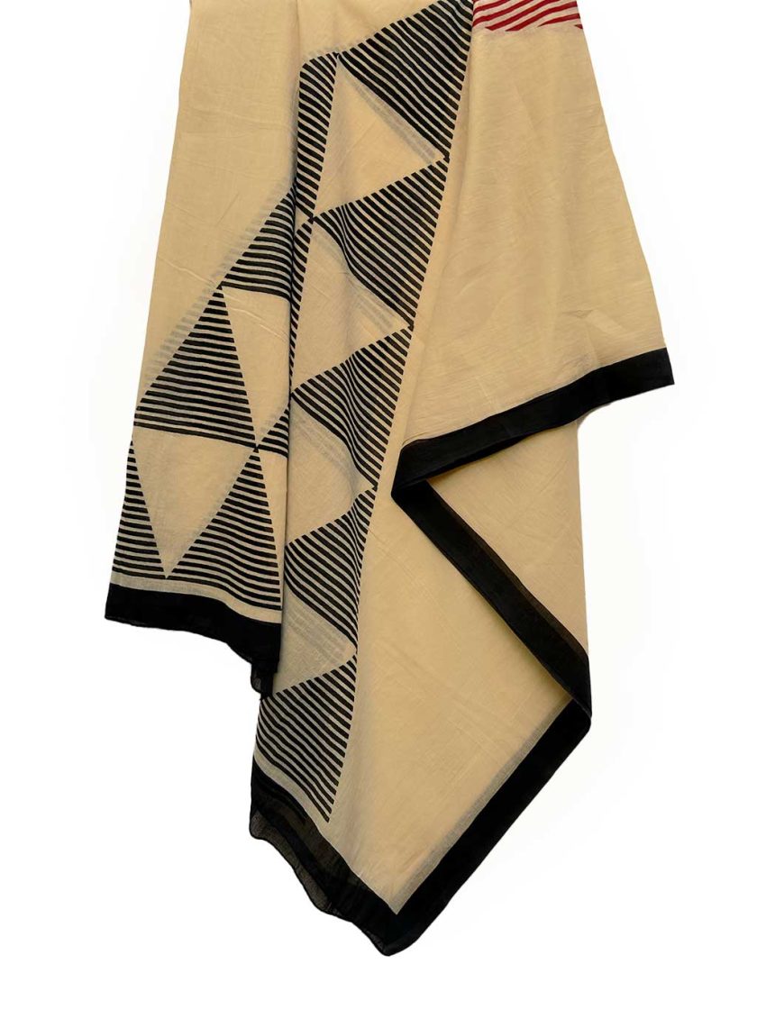 pareo-beige-estampado-rayas-geometrico-bicolor