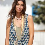 Vestido Kaia Zigzag Azul