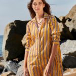 Camisero Corto Stripes Amarillo
