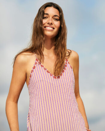 Vestido Shell bordado