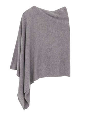 Poncho Cashmere Ava Gris