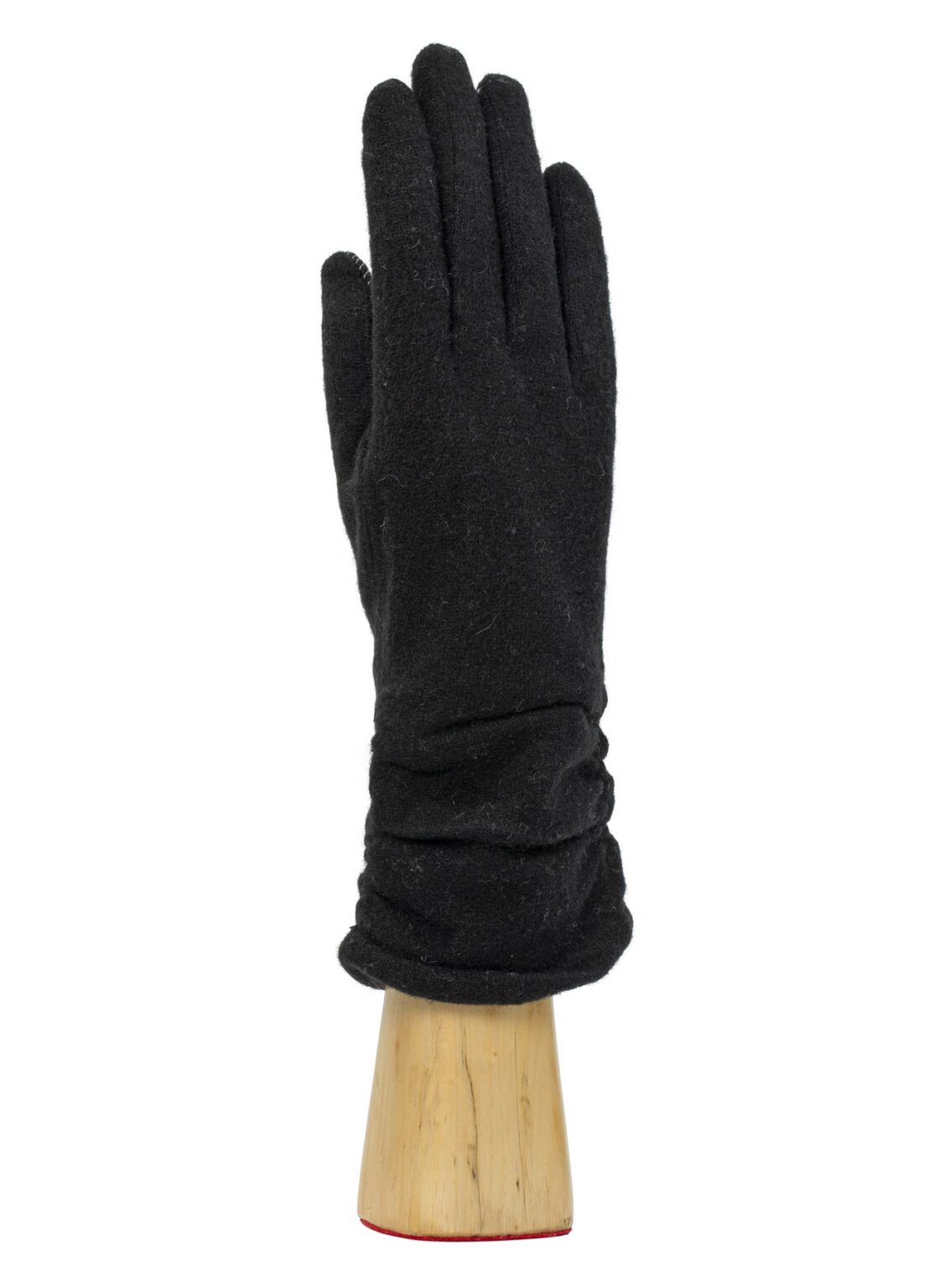 Guante lana y cashmere forrado Negro