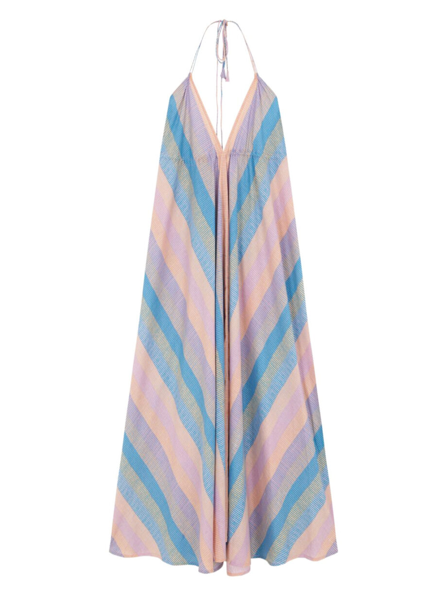 Vestido Halter Stripes