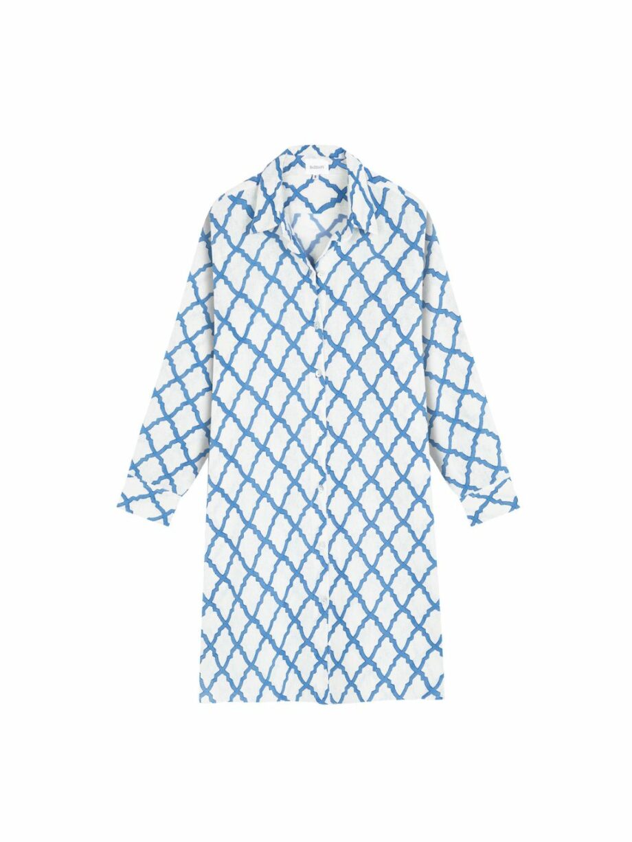 Camisero Corto Yarn Blue
