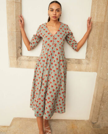 Vestido Tavira Teal