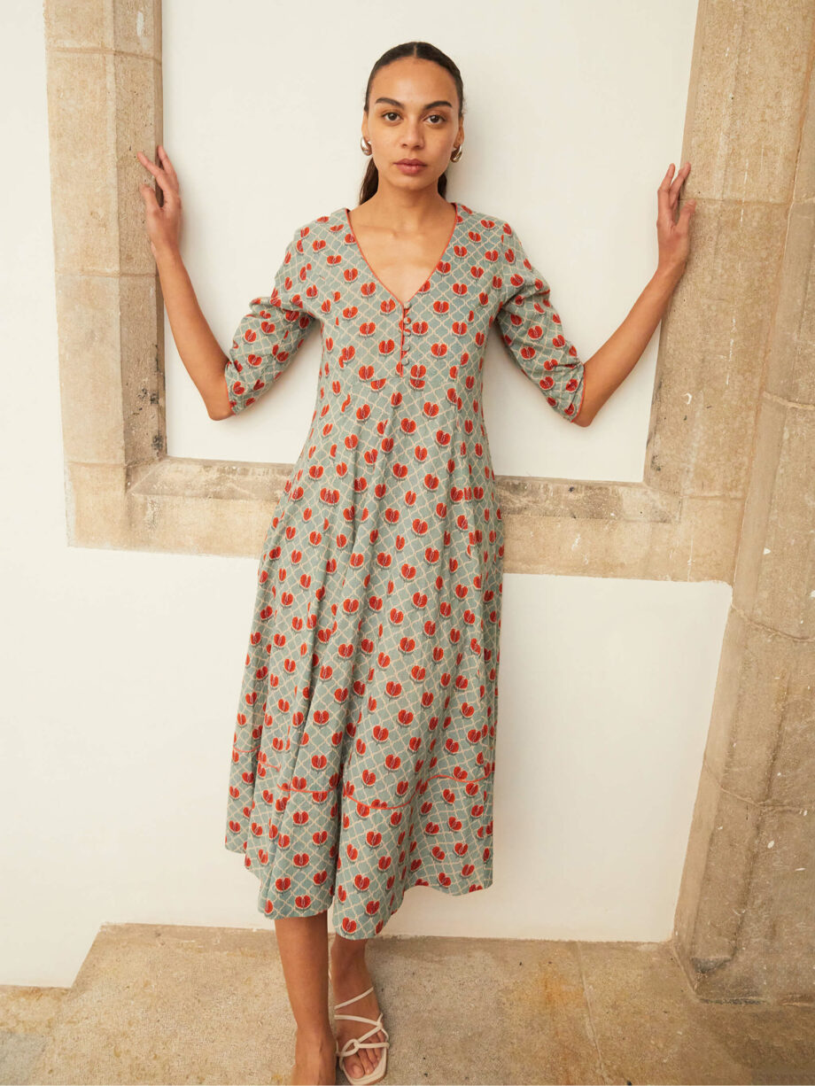 Vestido Tavira Teal