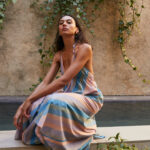 Vestido Halter Stripes