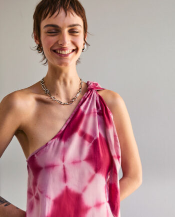 Vestido Asimétrico Tie Dye