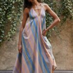Vestido Halter Stripes