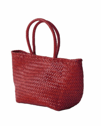 Bolso Grace Basket Small Rojo
