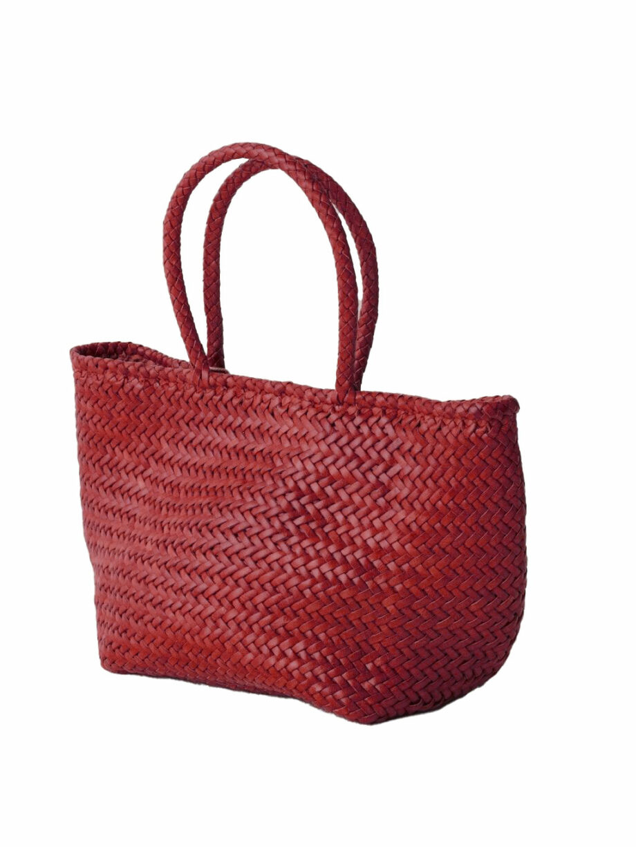 Bolso Grace Basket Small Rojo