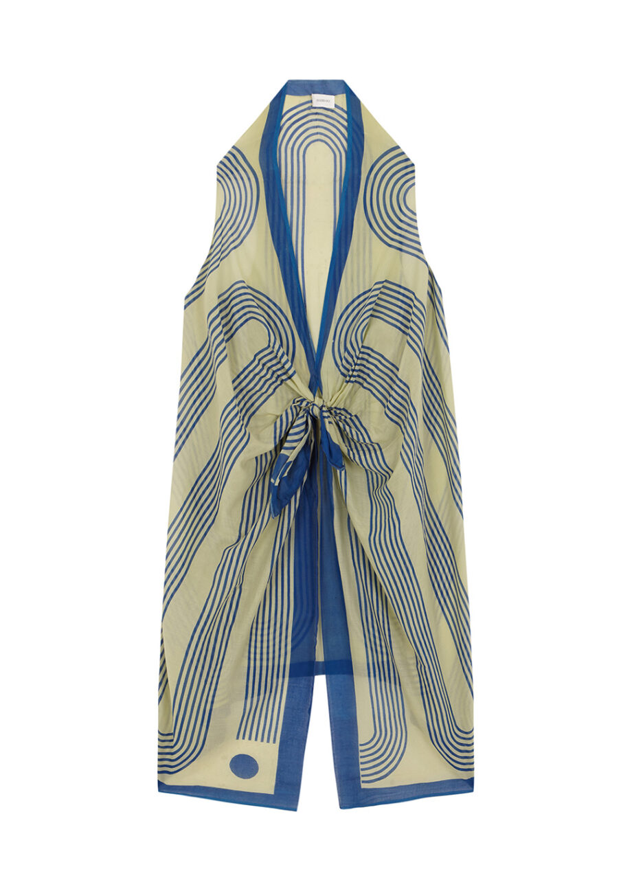 Chaleco Pareo Kaia Waves Azul